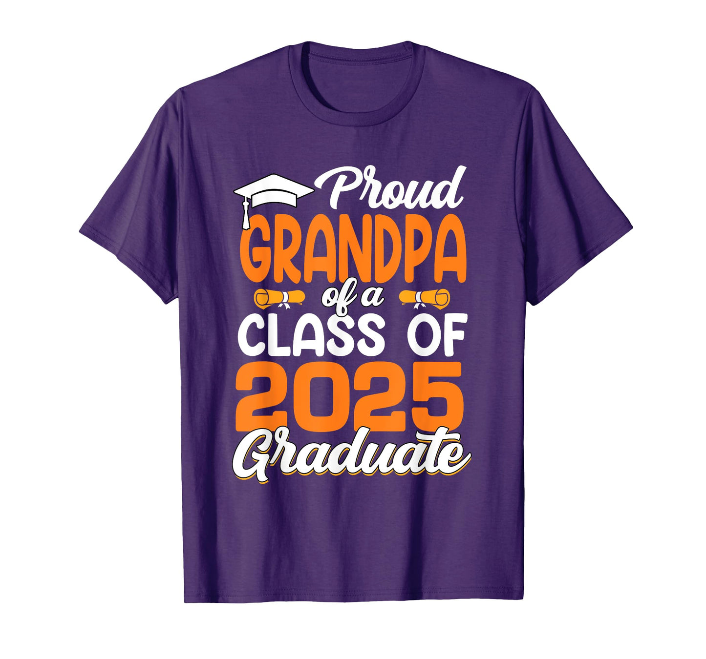 Proud Grandpa Of A 2025 Graduate Grandpa Graduation Senior T-Shirt
