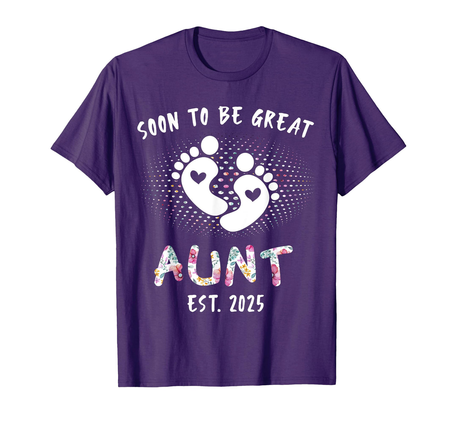 Soon To Be Great Aunt 2025 New Baby Pregnancy Announcement T-Shirt