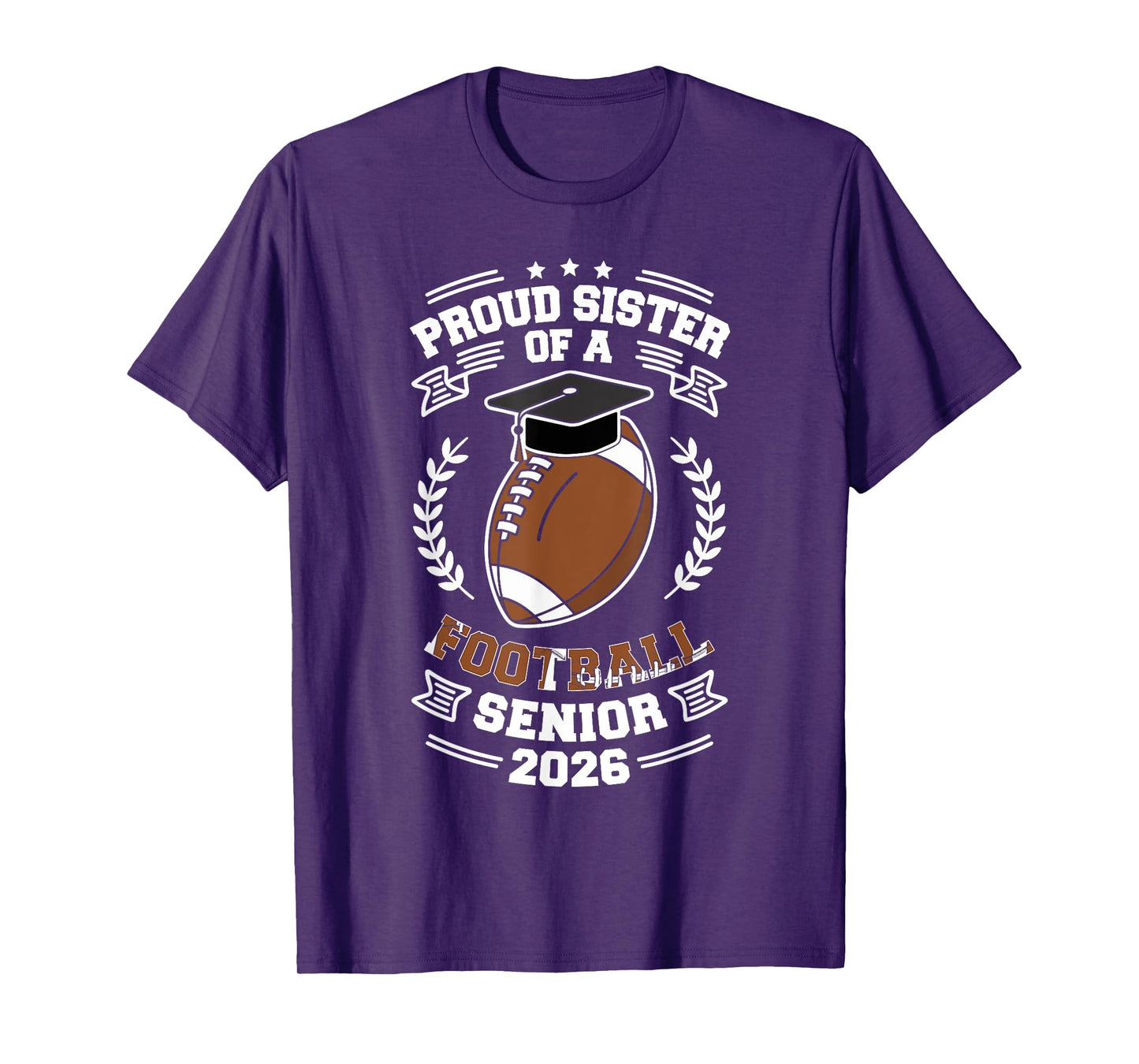 Proud Sister of a 2026 football senior graduation T-Shirt