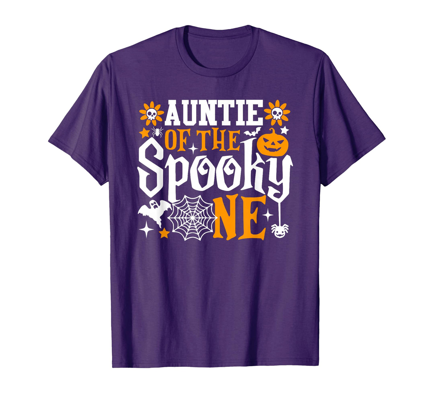 Auntie Of The Spooky One First Birthday Halloween T-Shirt