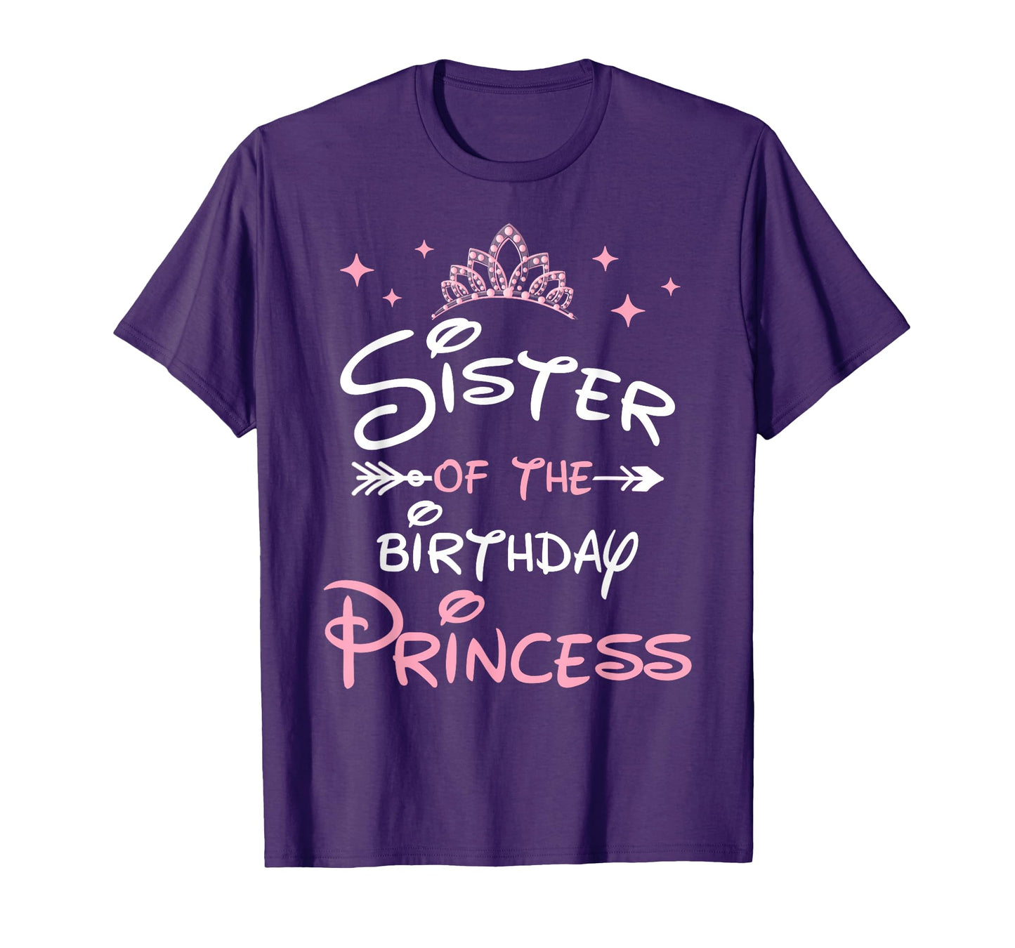 Sister Of The Birthday Princess Toddler Kid Girl Family Cute T-Shirt