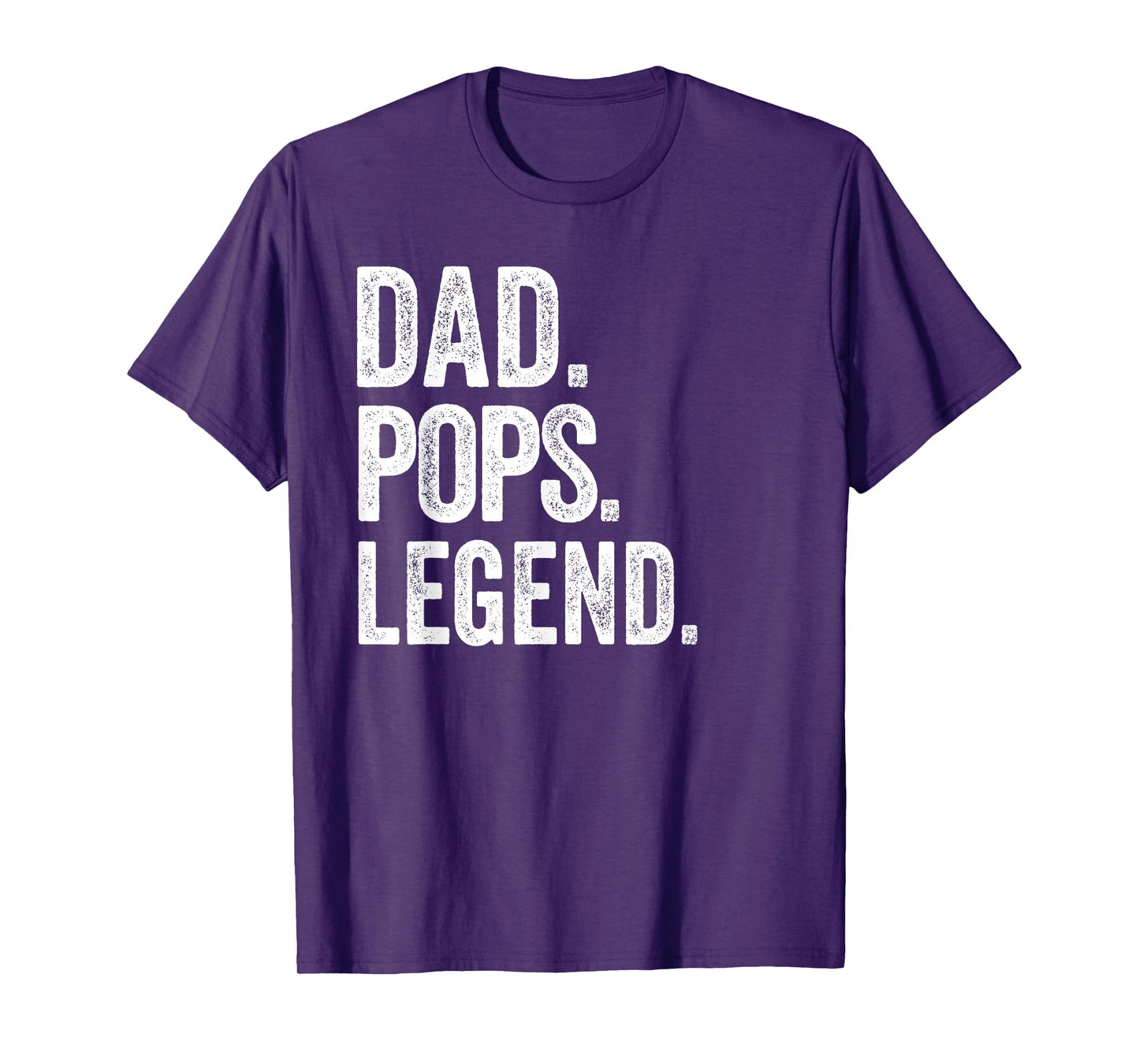 Dad Pops Legend - Vintage Distressed Bold Pops Graphic T-Shirt
