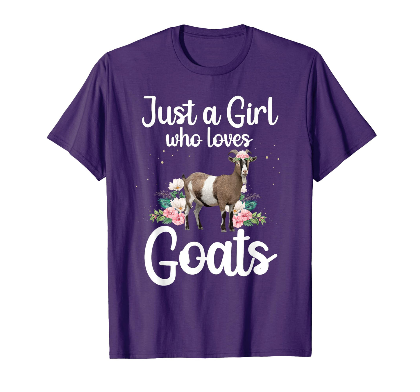 Cool Goat Art For Women Girls Goat Farmer Pygmy Goat Lover T-Shirt