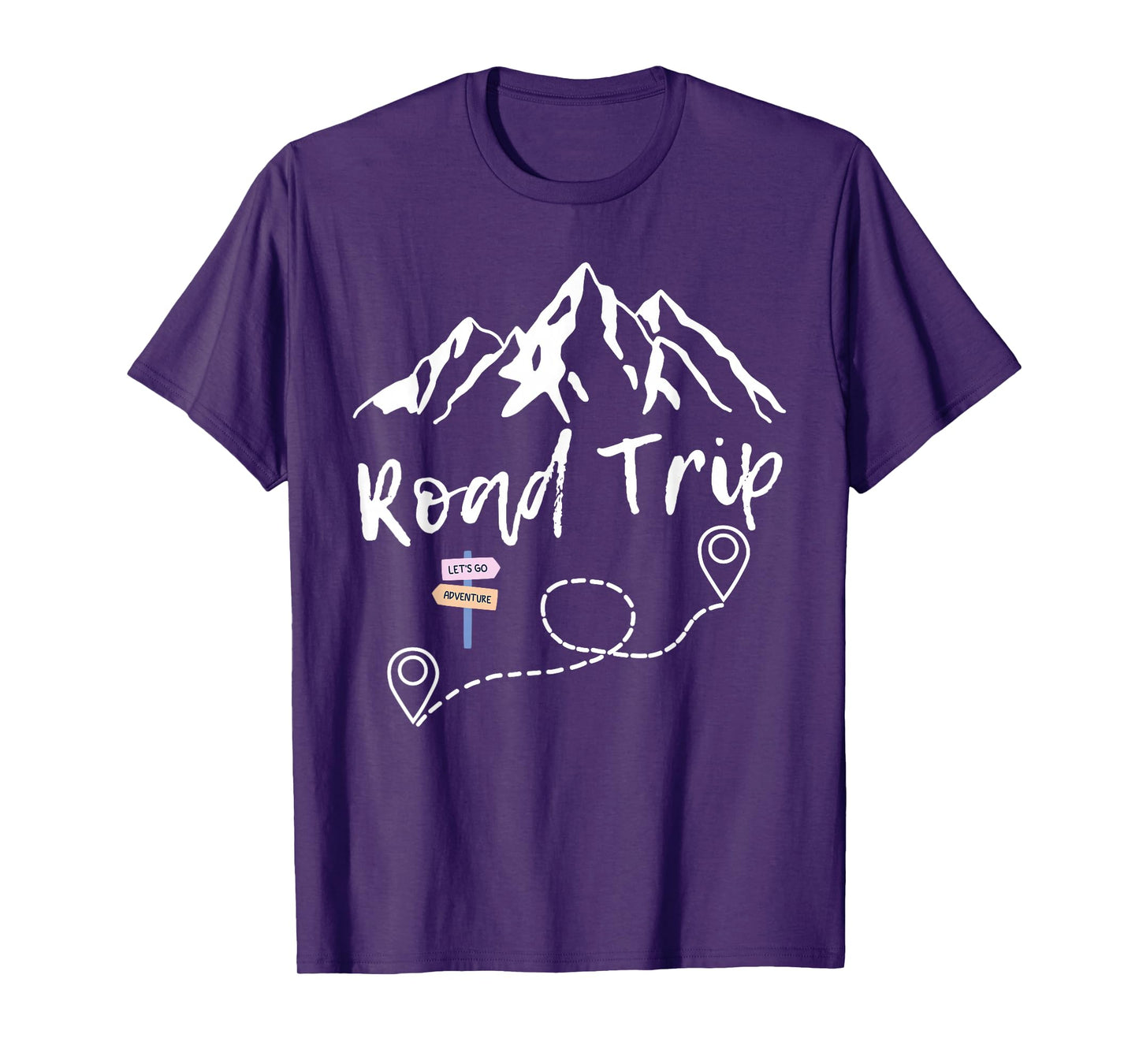 Road Trip 2025 Family Vacation Matching Group Squad Camping T-Shirt