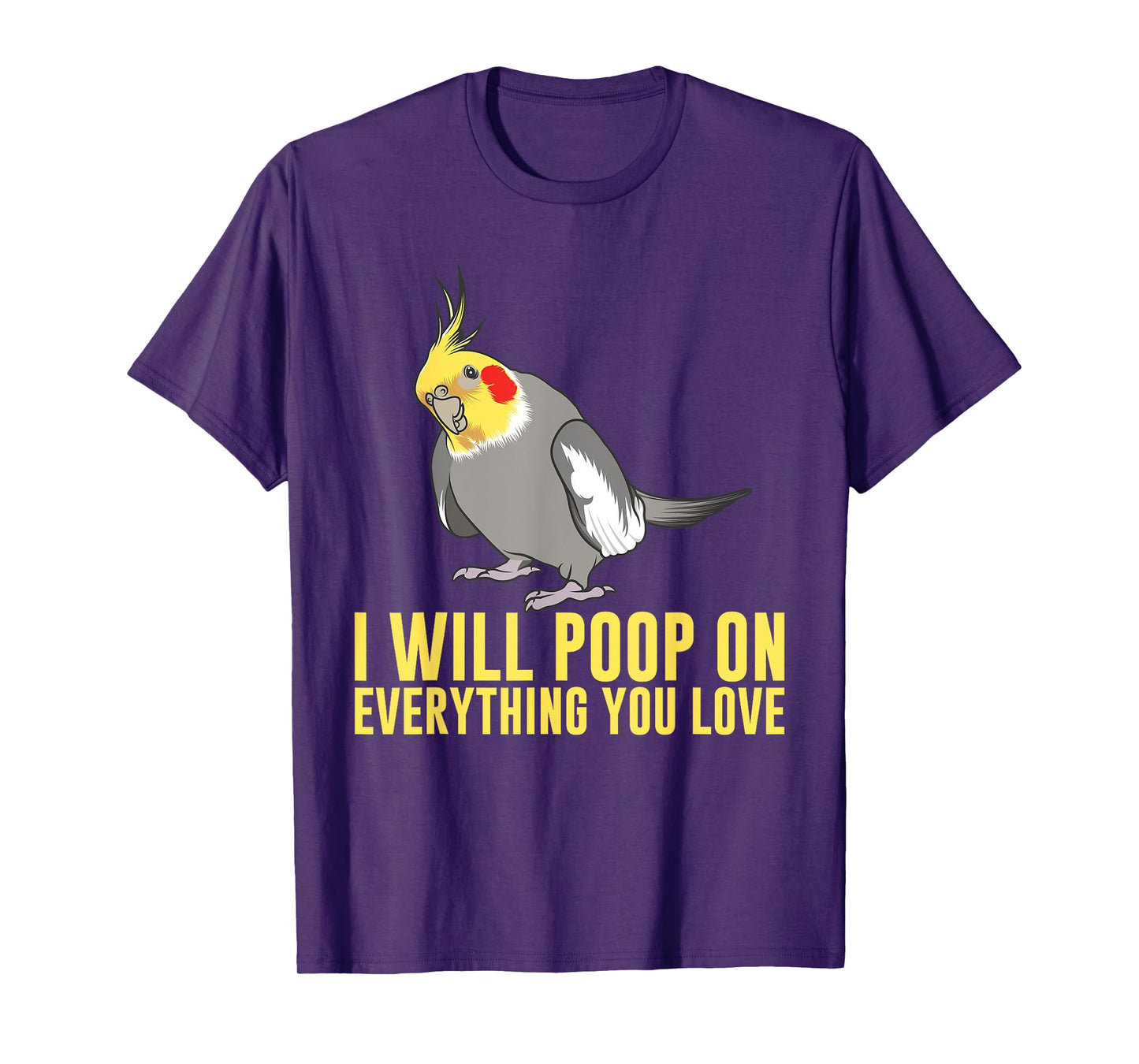 Cool Cockatiel Design For Men Women Cockatoo Cockatiel Lover T-Shirt