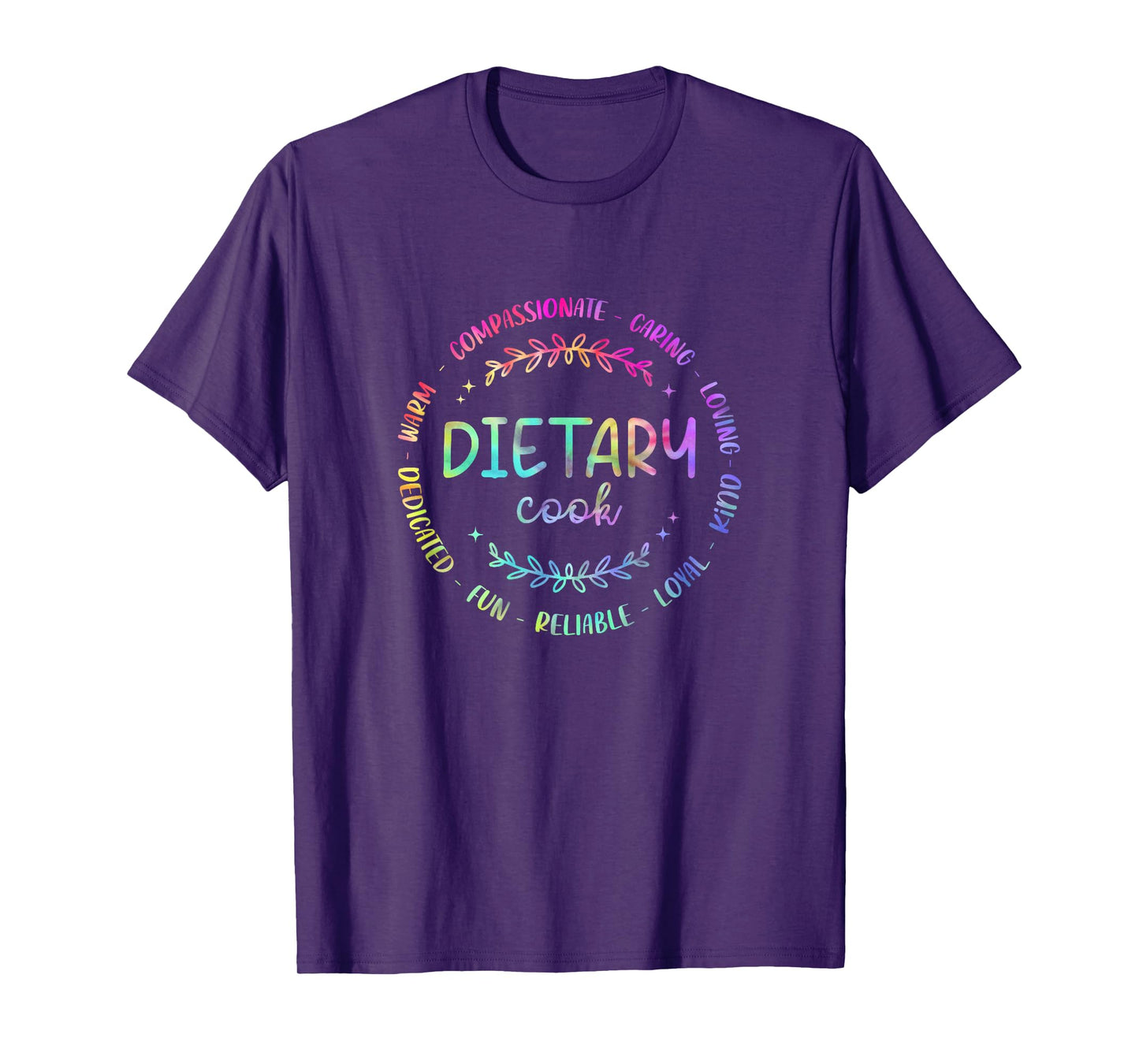Funny Dietary Cook Tie Dye Appreciation Week Healthcare T-Shirt