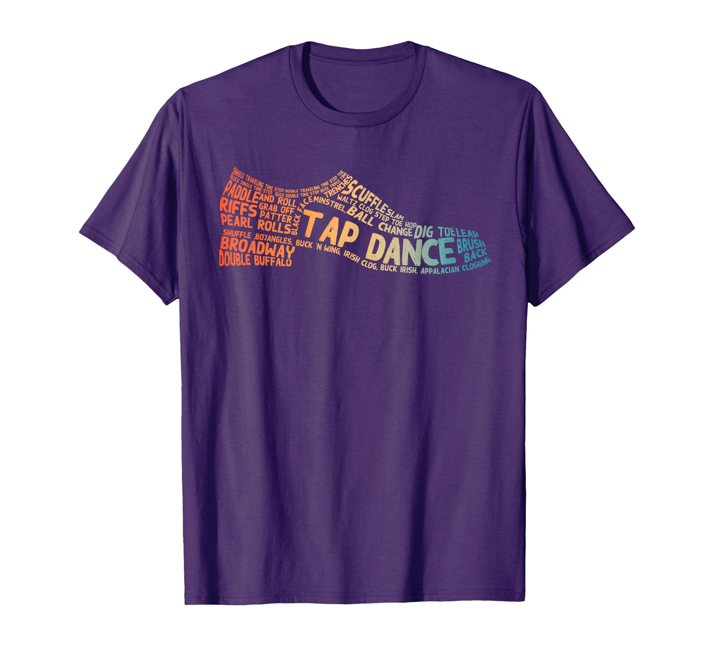 Tap Dancer Art For Men Women Dance Teacher Tap Dancing T-Shirt