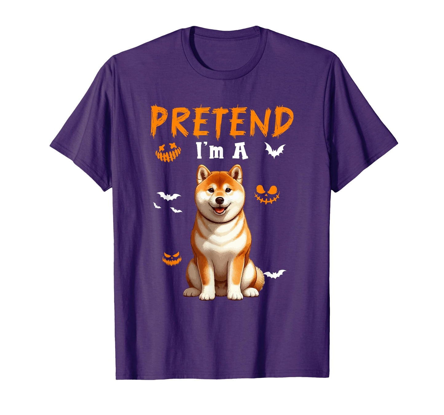 Pretend I'm A Shiba Inu Halloween Costume Owner Kids Family T-Shirt