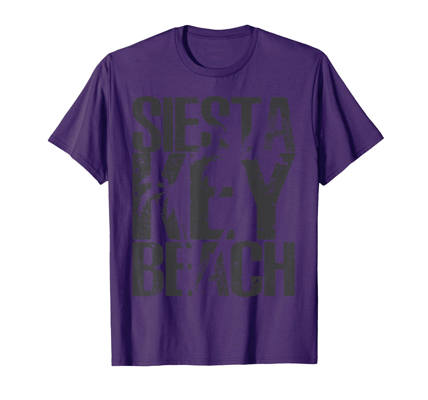 Siesta Key Souvenir or Group Vacation Gift big bold letters T-Shirt