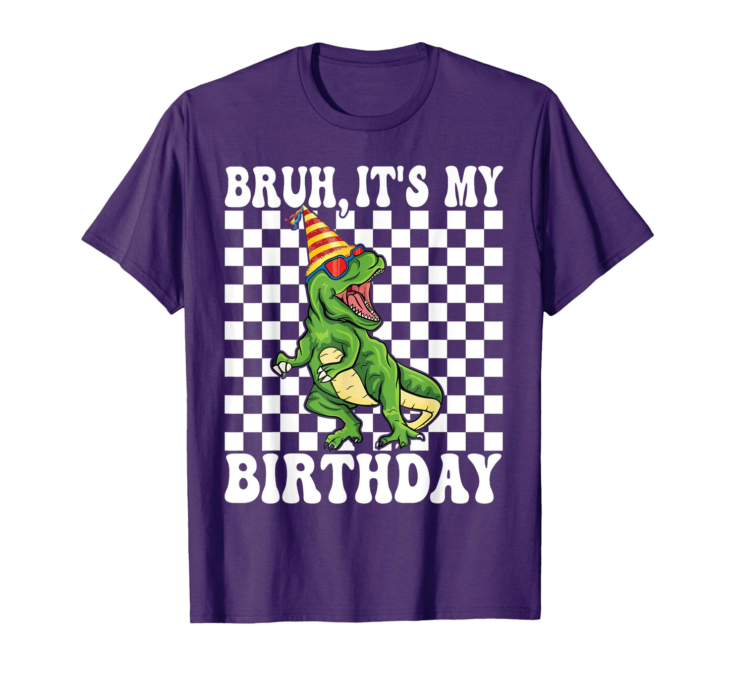 It's My Birthday Happy Kids T-Rex Boys - dino birthday party T-Shirt