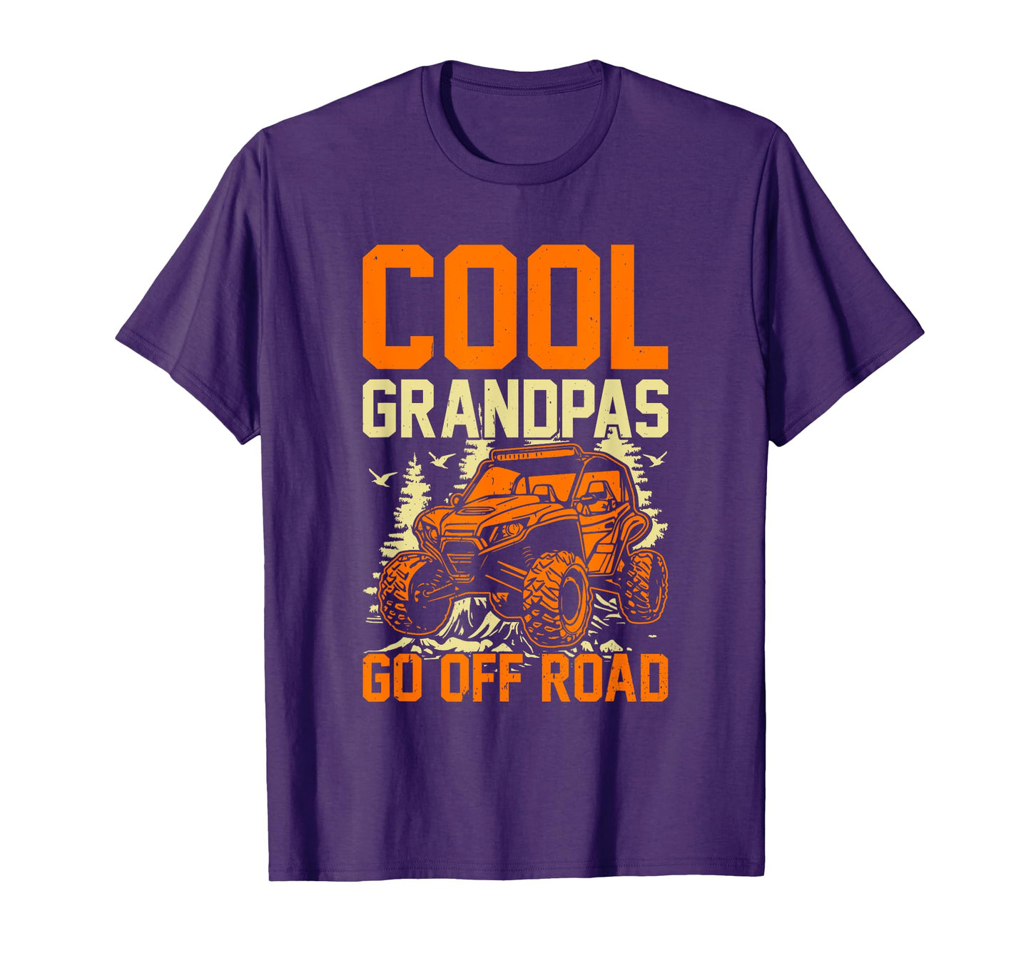 Cool SxS Design For Grandpa Men Off Road Ride UTV SxS Riding T-Shirt