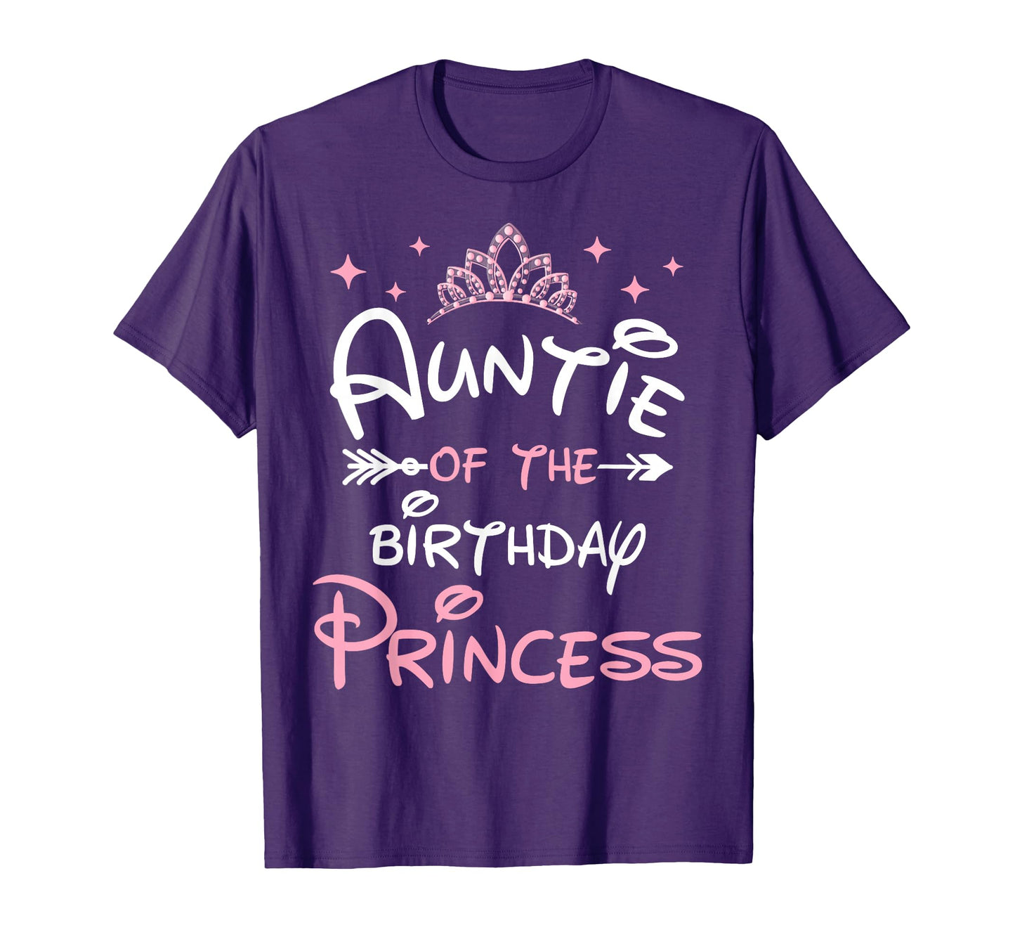 Auntie Of The Birthday Princess Toddler Kid Girl Family Cute T-Shirt