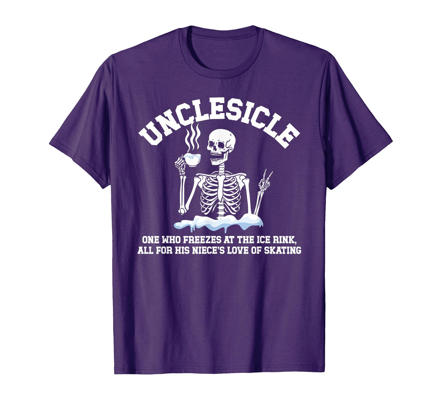 Unclesicle Figure Skating Uncle Of A Figure Skater Uncle T-Shirt