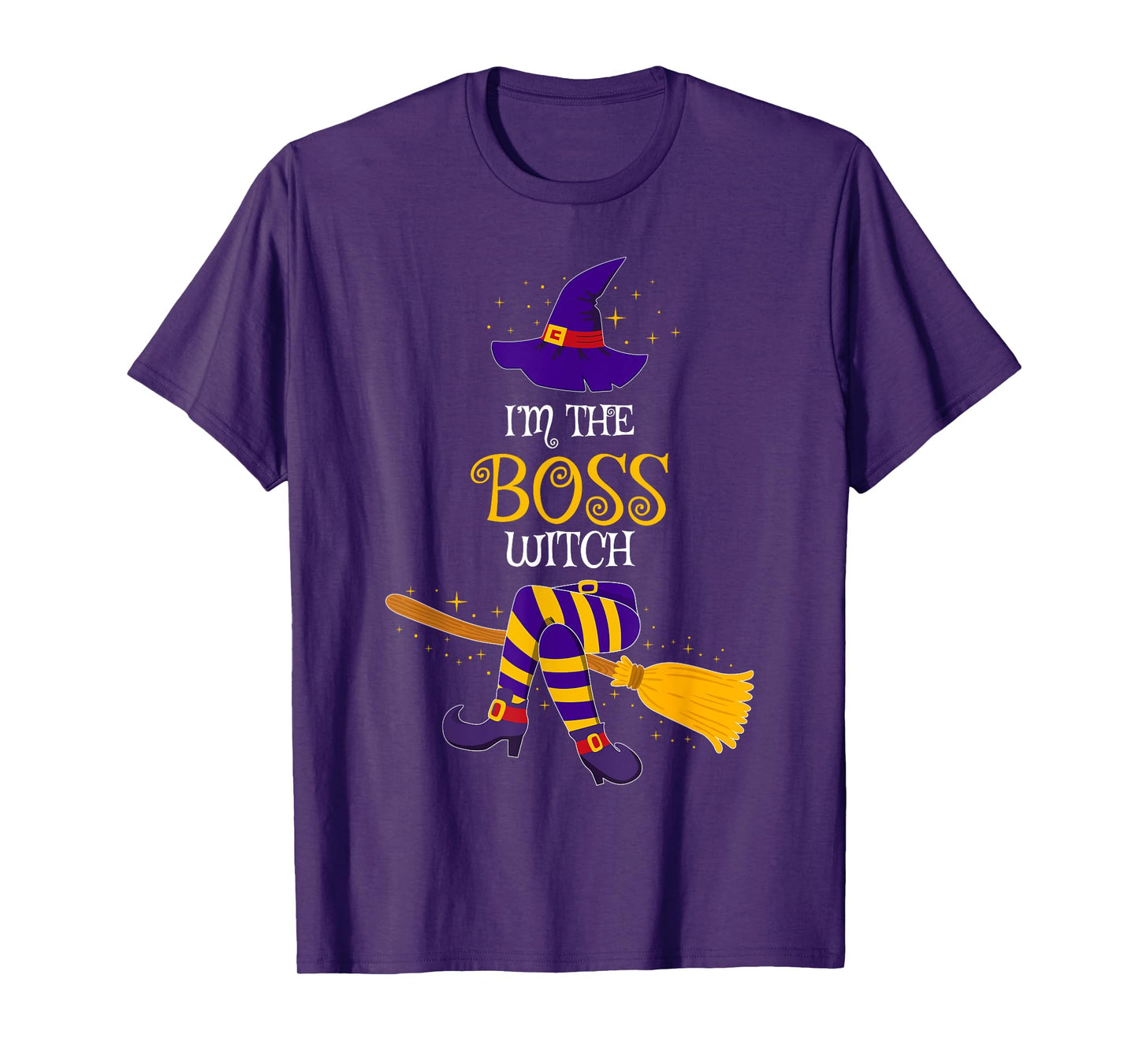 I’m The Boss Witch Family Matching Costume Halloween T-Shirt