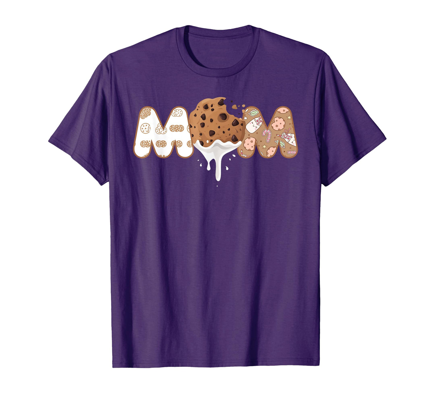 Mom Cookies and Milk 1st Birthday Funny Cookies and Milk T-Shirt