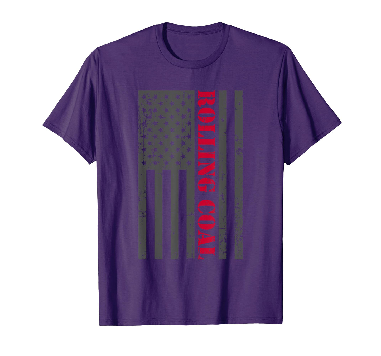 Diesel Rolling Coal US Flag Turbo Brothers Truck Driver T-Shirt