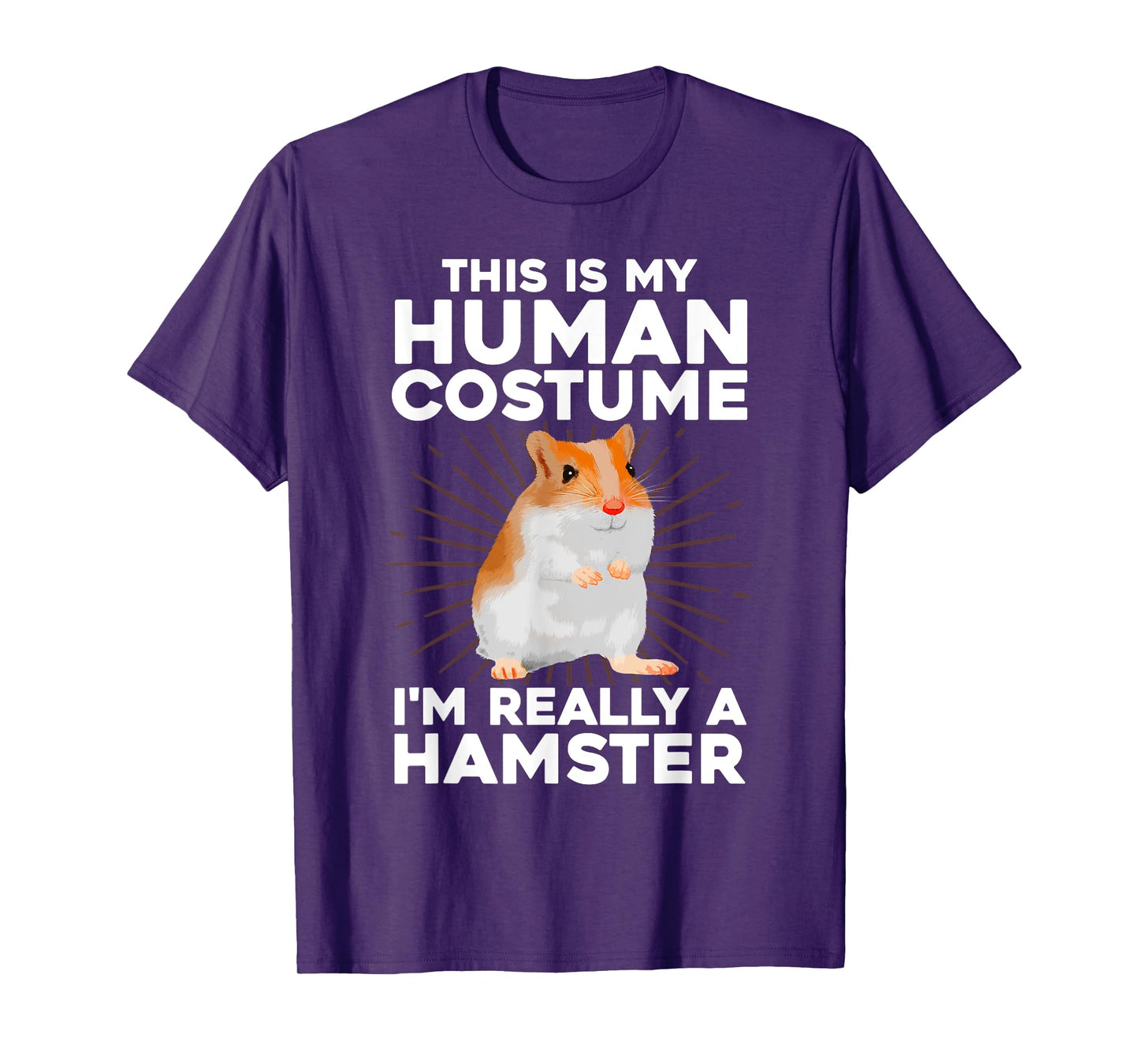 Cool Hamster Costume For Men Women Kids Rodent Hamster Lover T-Shirt