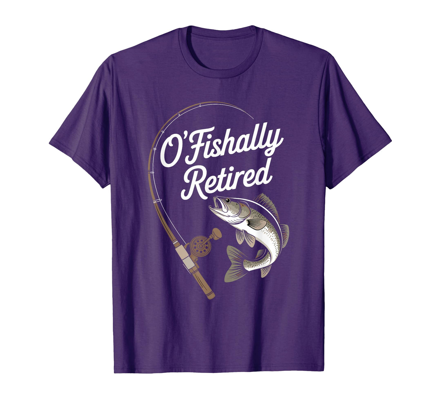 Ofishally Retired Fishing Retirement Finshing For Men Dad T-Shirt