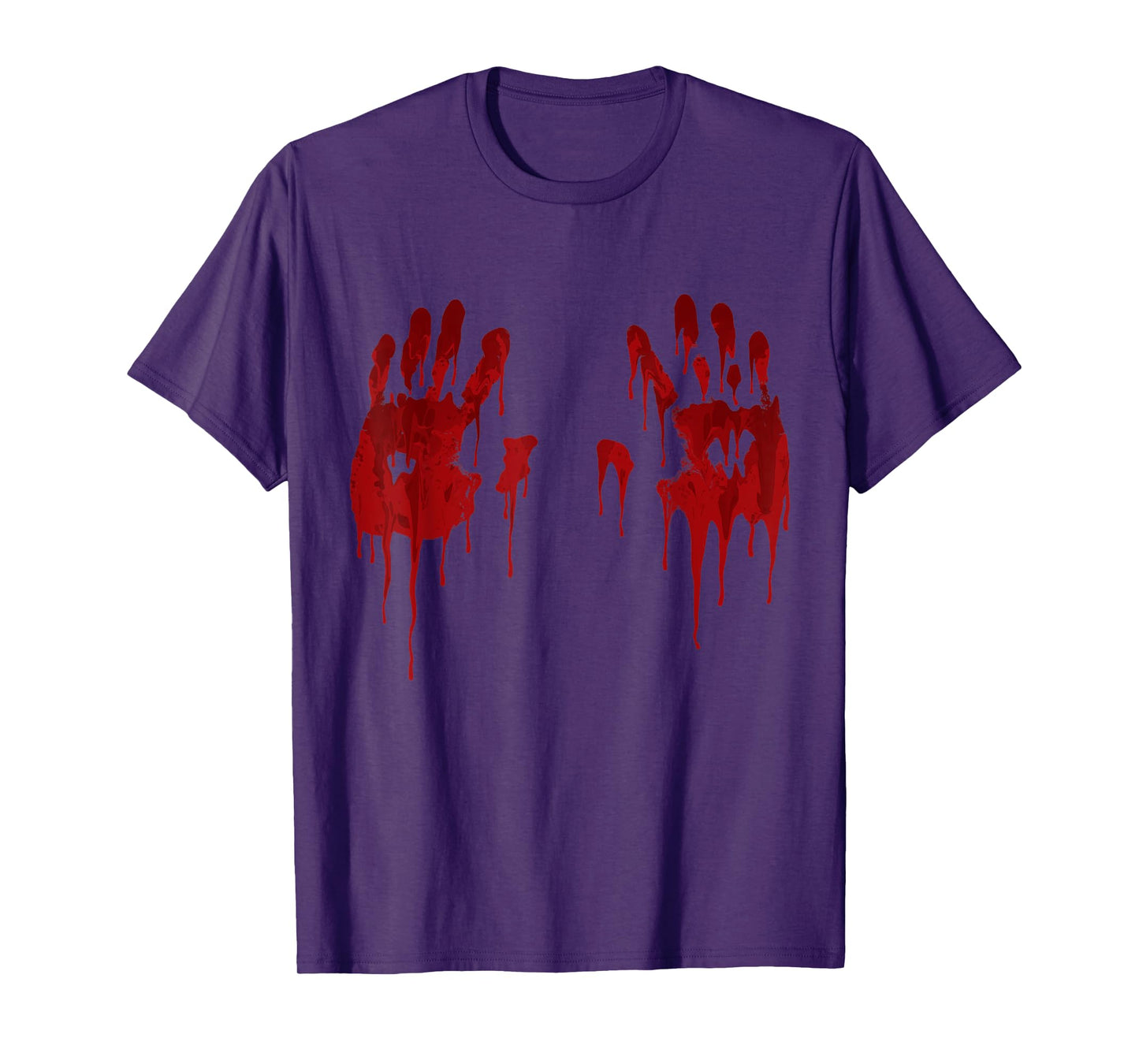 Halloween Womens Boobs Bloody Hands, Funny Halloween Costume T-Shirt