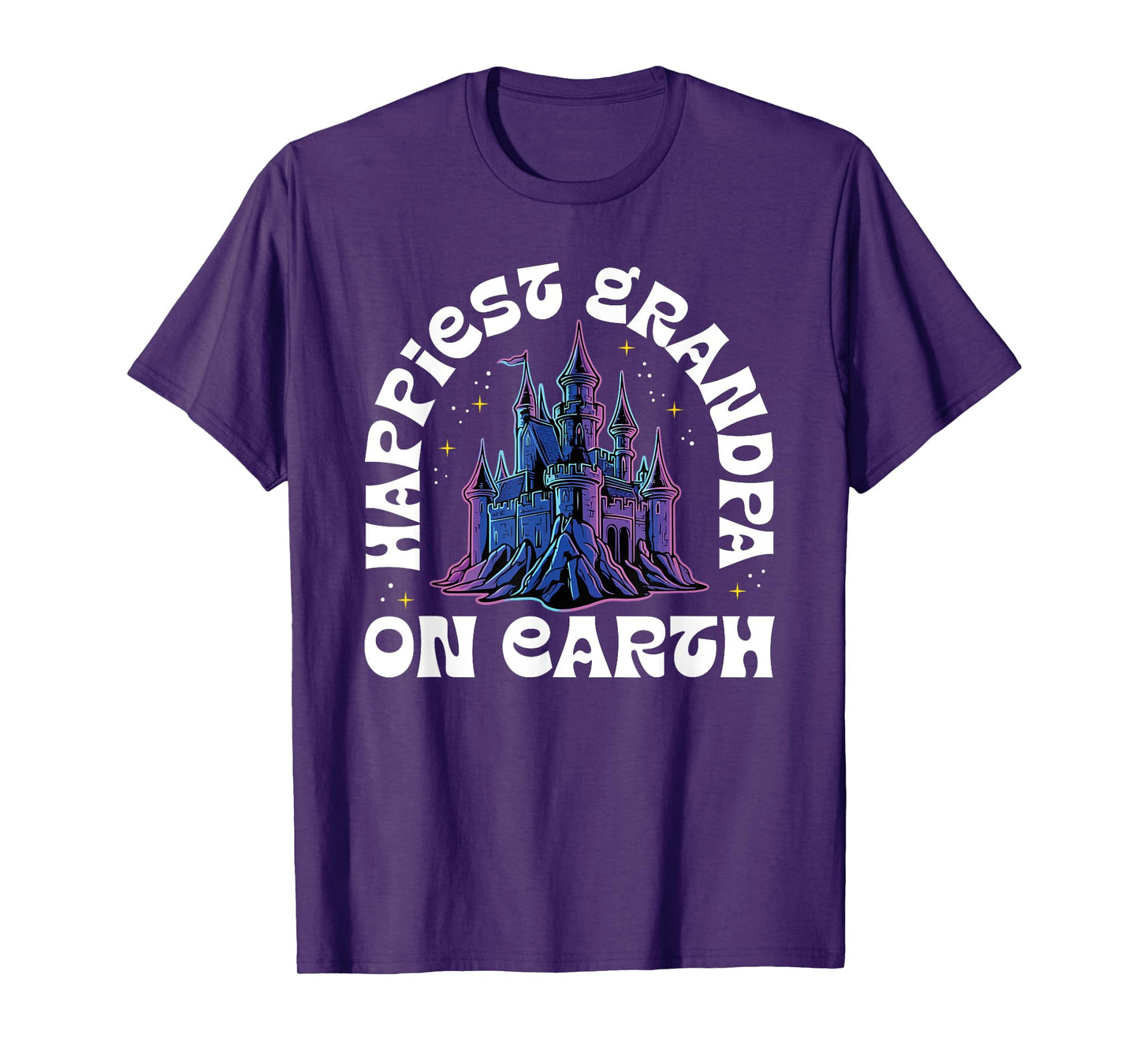 Happiest Grandpa On Earth Fantasy Castle T-Shirt