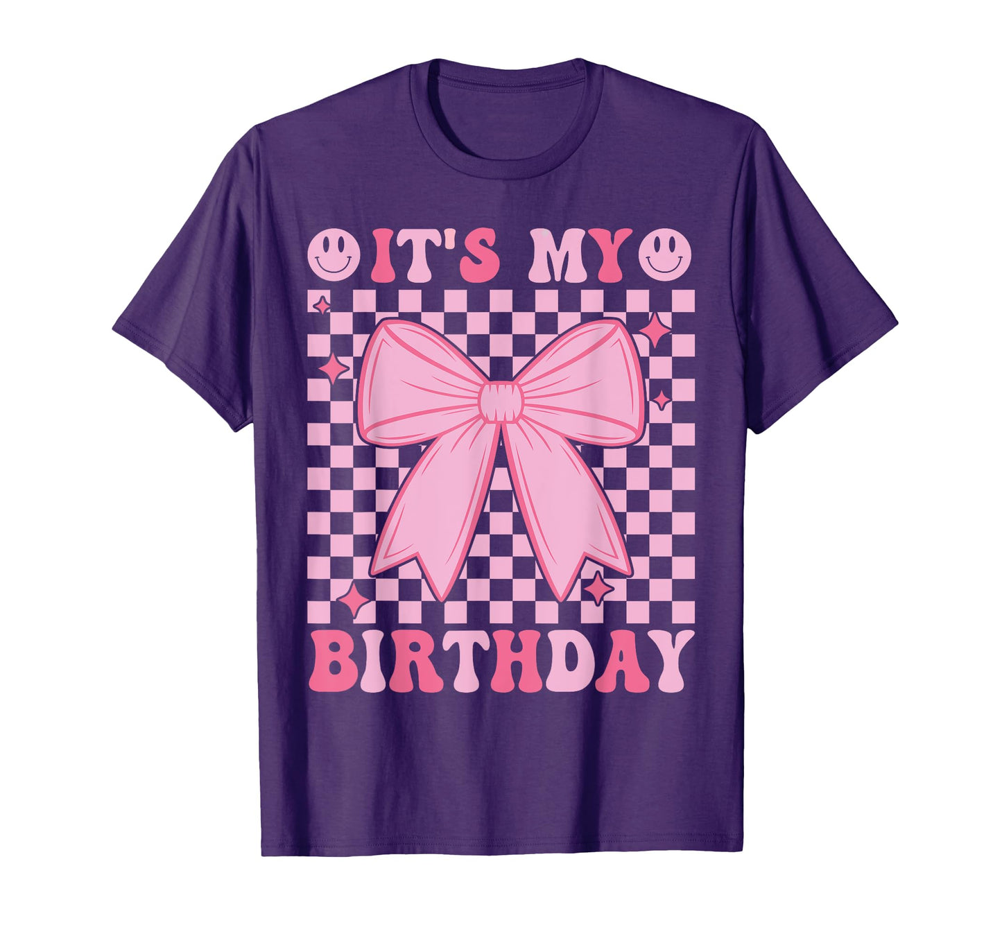 Birthday Girl Coquette Funny Birthday Girl Pink Coquette Bow T-Shirt