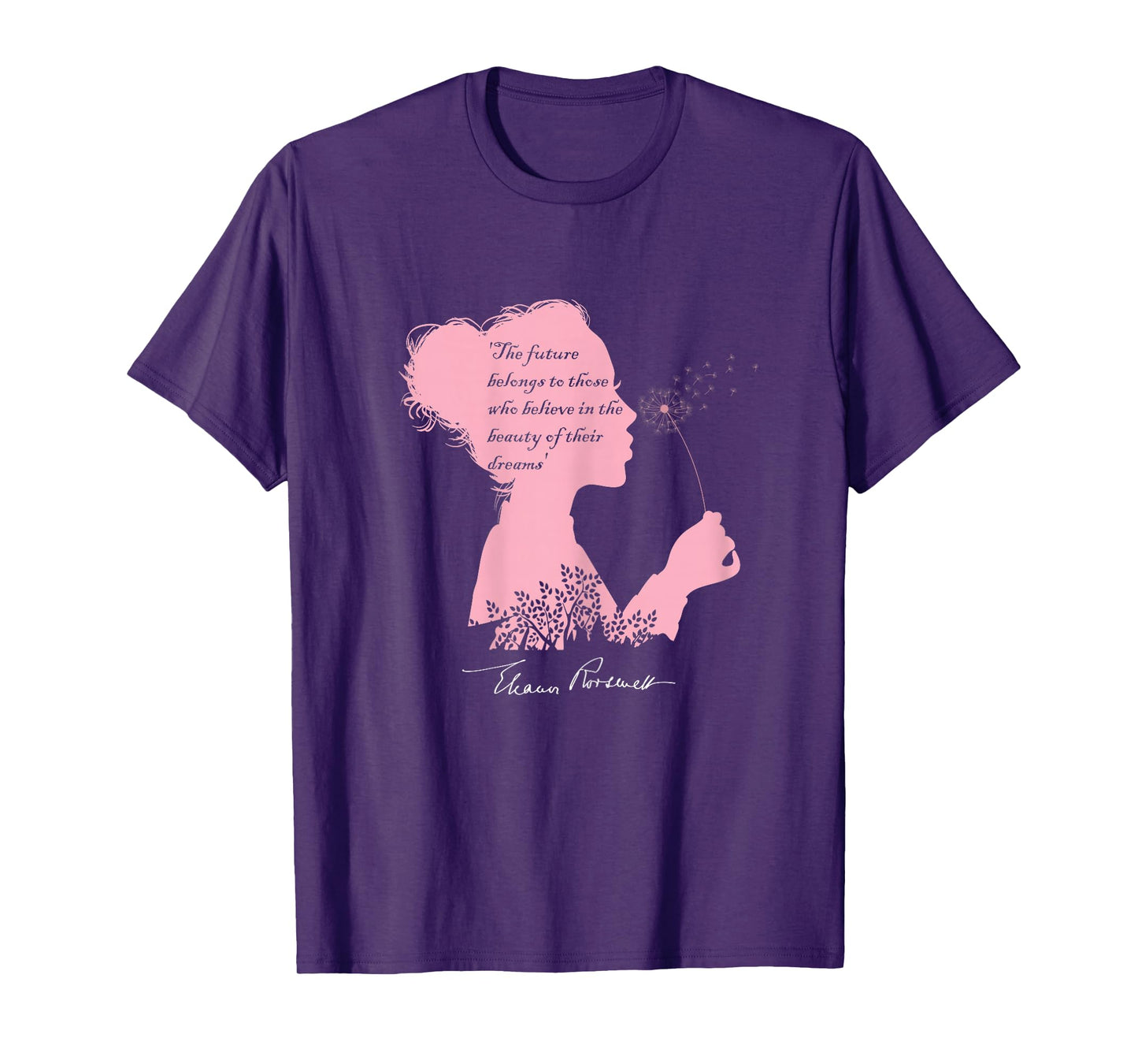 Eleanor Roosevelt s Inspirational Quote with a Signature T-Shirt