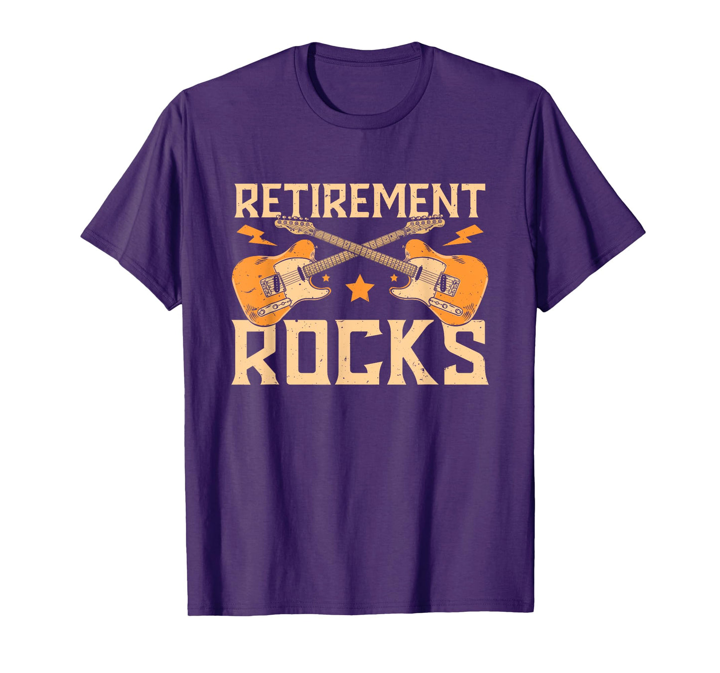 Retirement Rocks Retired Guitar Players T-Shirt