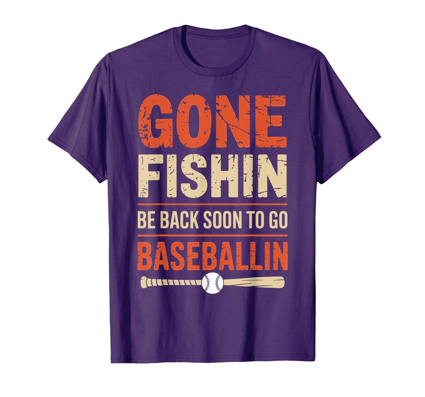 Funny Fishing and Baseball Outdoor T-Shirt