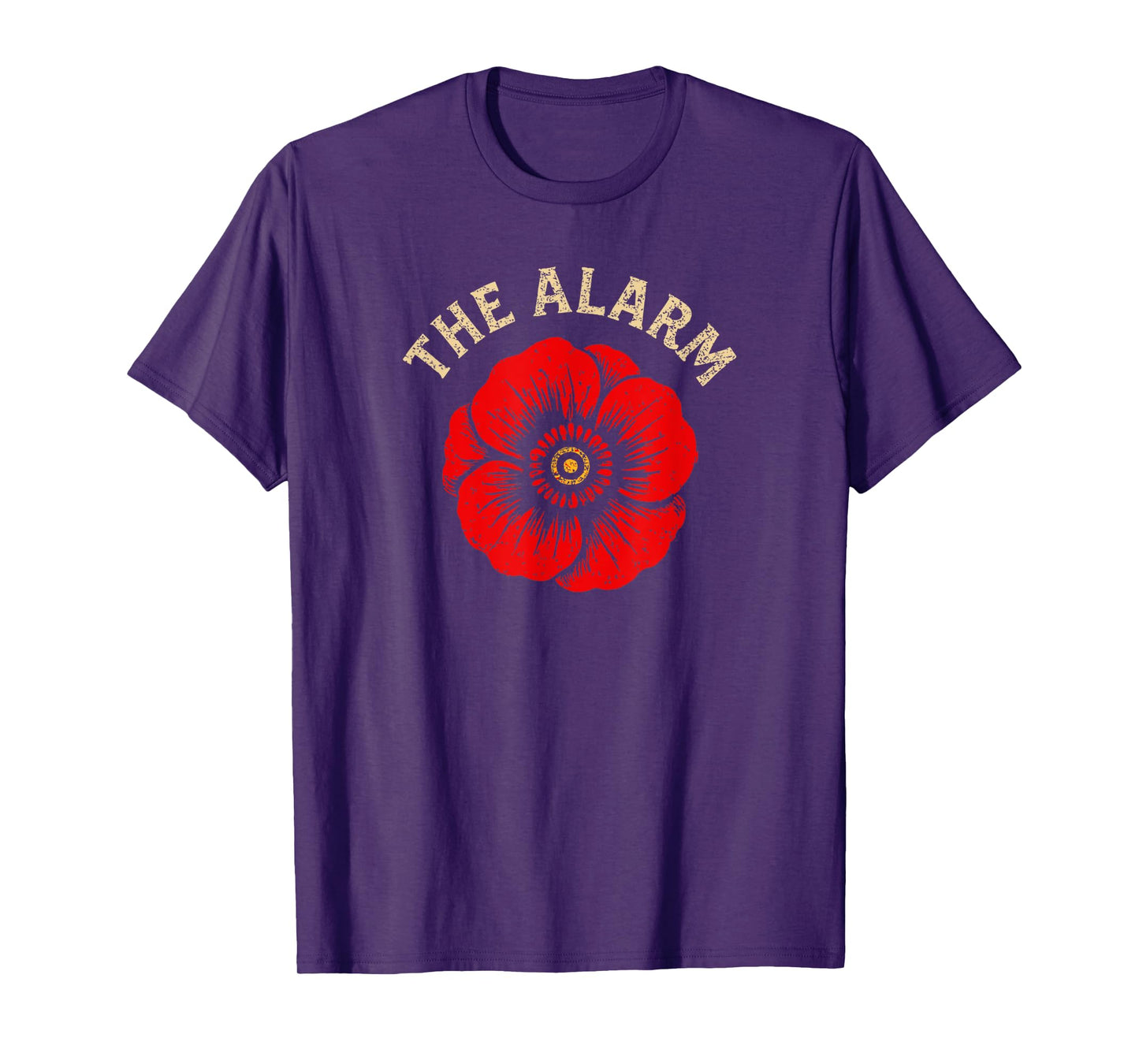 Vintage Design Novelty The Alarm Retro Style Music Musician T-Shirt