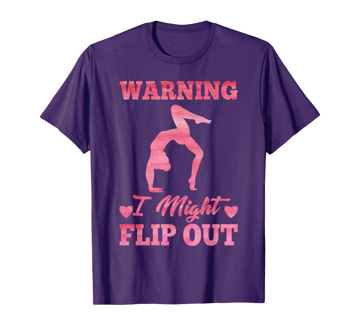 Cute Gymnastics Art for Girls Kids Women Tumbling Gymnast T-Shirt