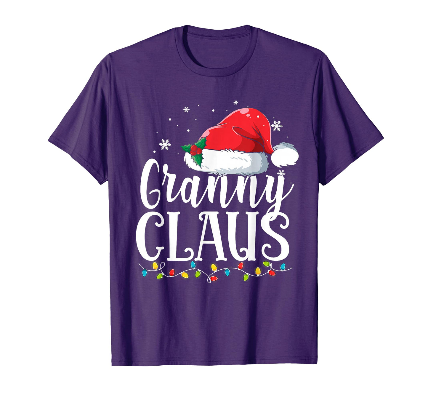 Granny Claus Christmas Family Matching Pajamas Funny Xmas T-Shirt