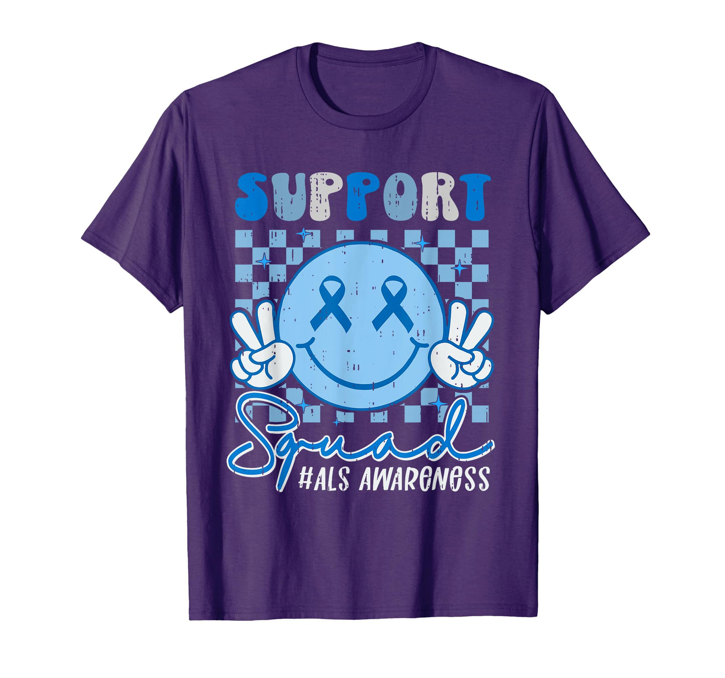 Support Squad Amyotrophic Lateral Sclerosis ALS Awareness T-Shirt