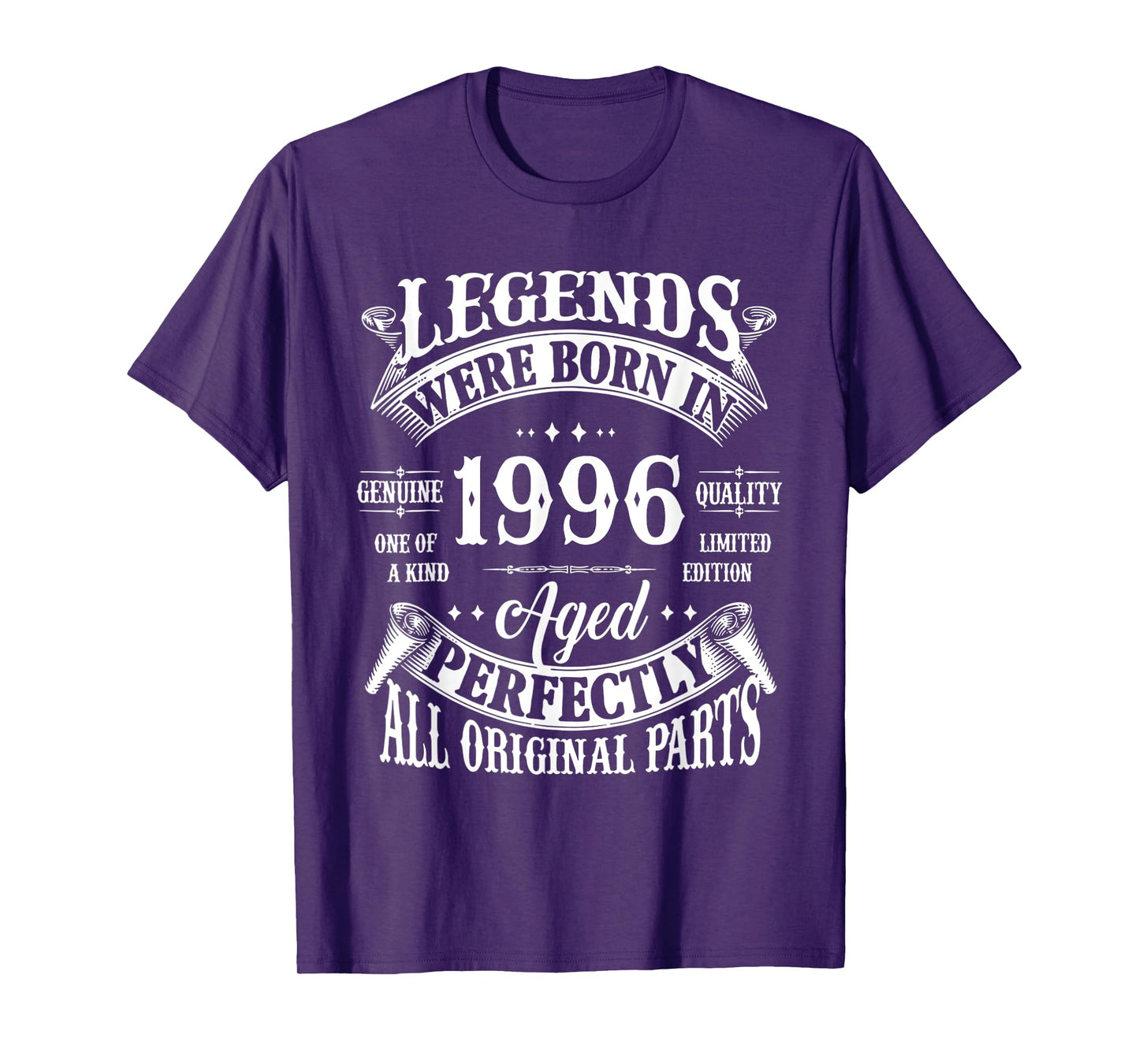 30th Birthday Shirt Vintage Born In 1996 30 Years Old B-day T-Shirt