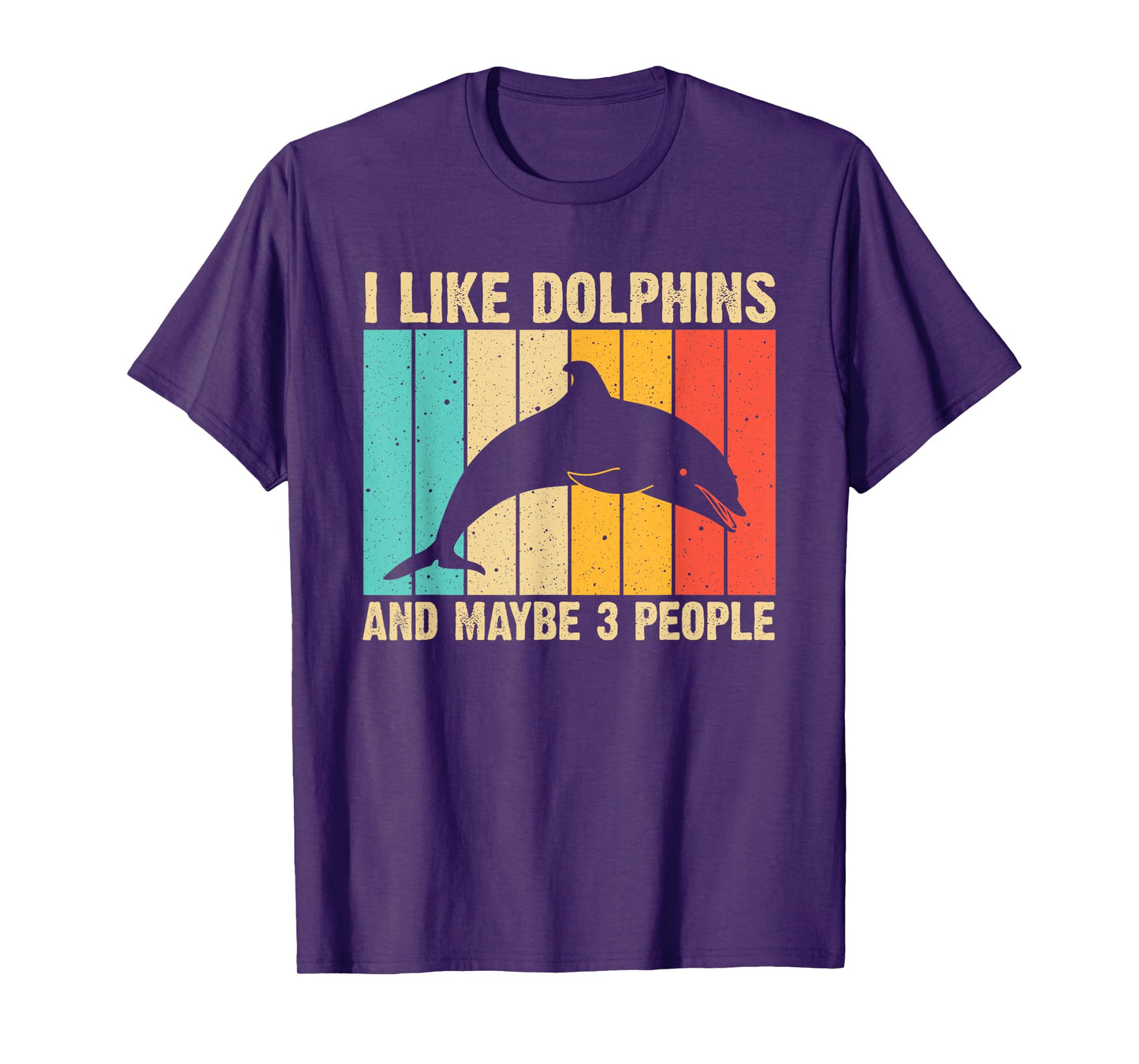 Funny Dolphin Design For Men Women Dolphin Lover Beluga Fish T-Shirt