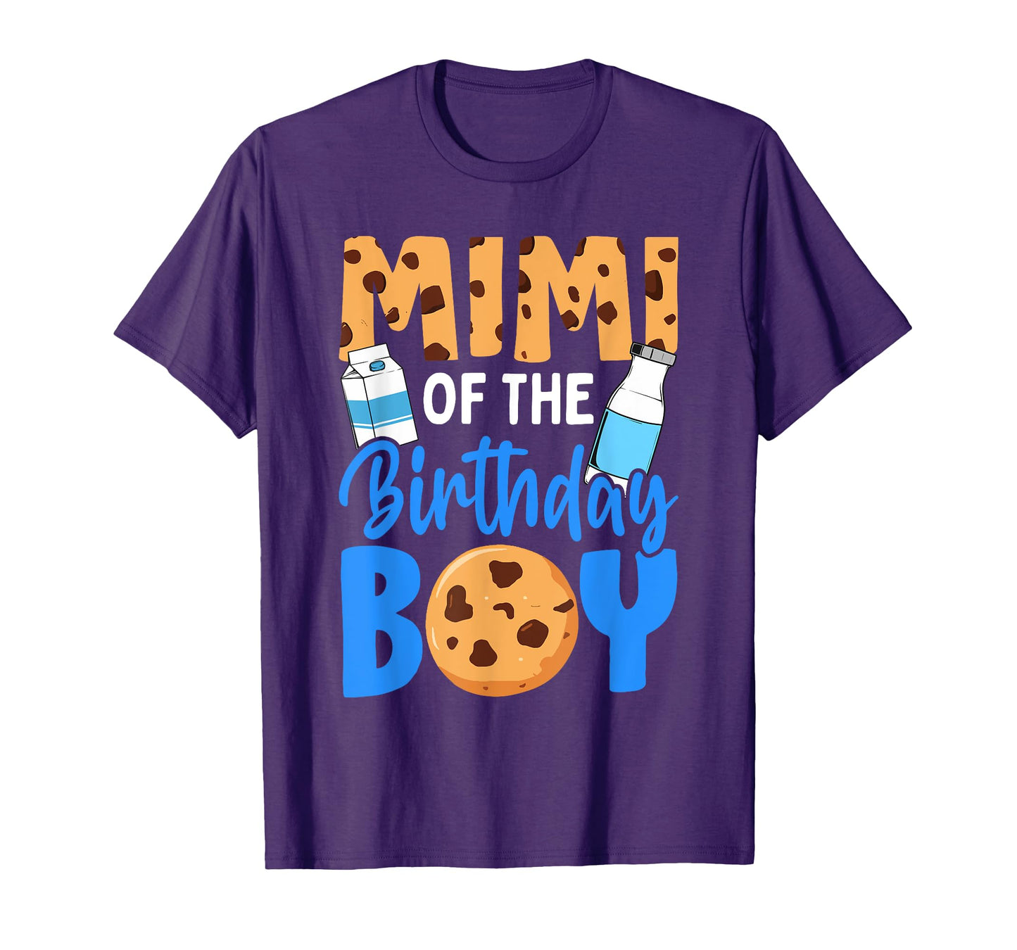 Mimi of the birthday boy Milk and Cookies 1st birthday T-Shirt
