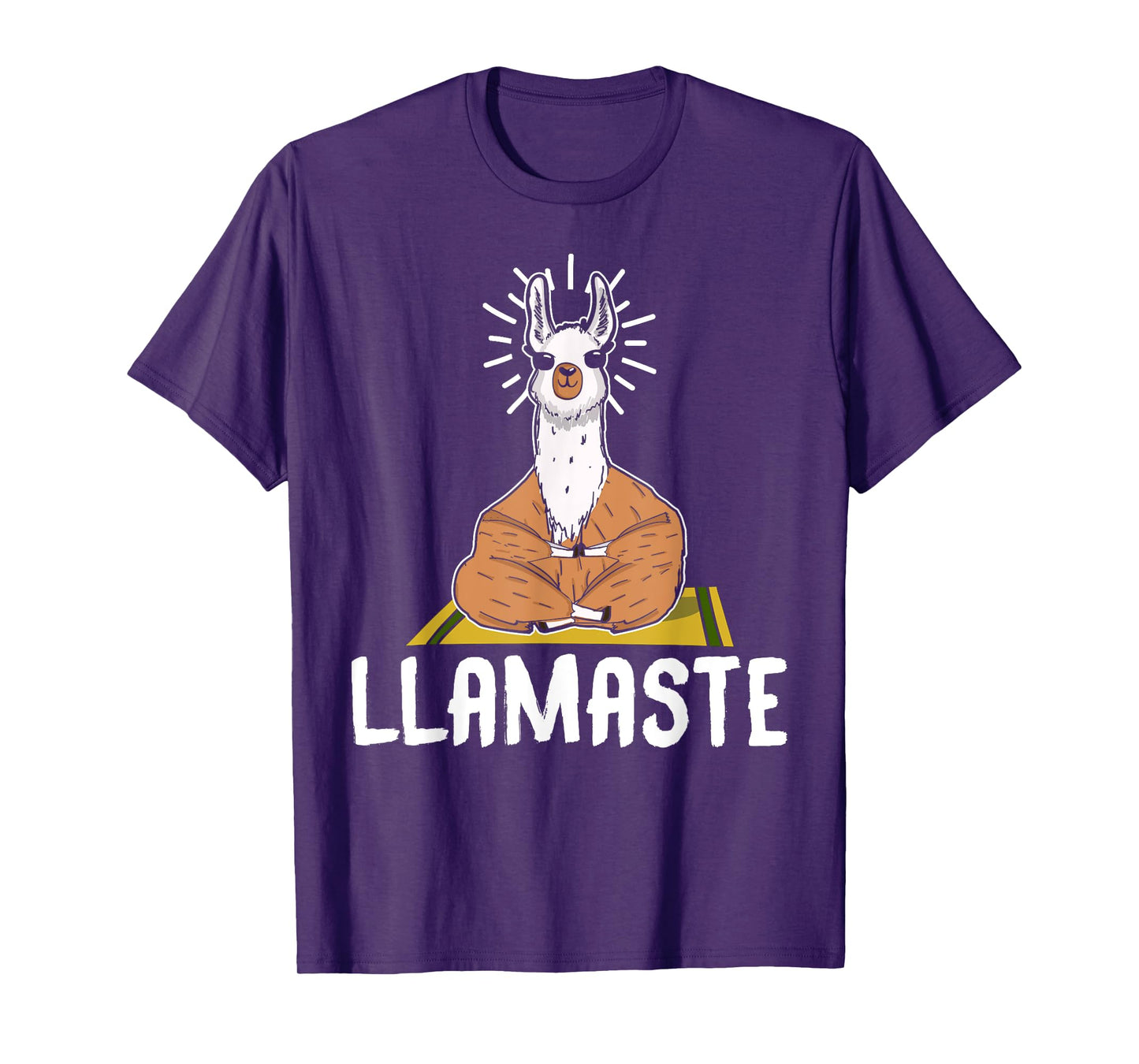 Llamaste Funny Yoga Llama Meditation Zen Lover T-Shirt