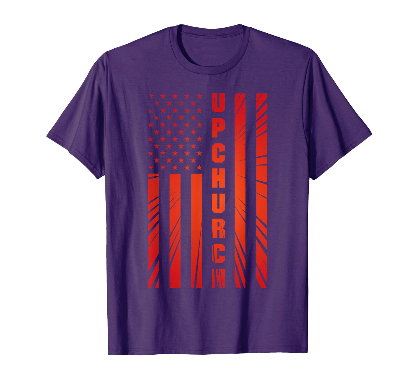 Proud Upchurch Family Matching Proud Family American Flag T-Shirt