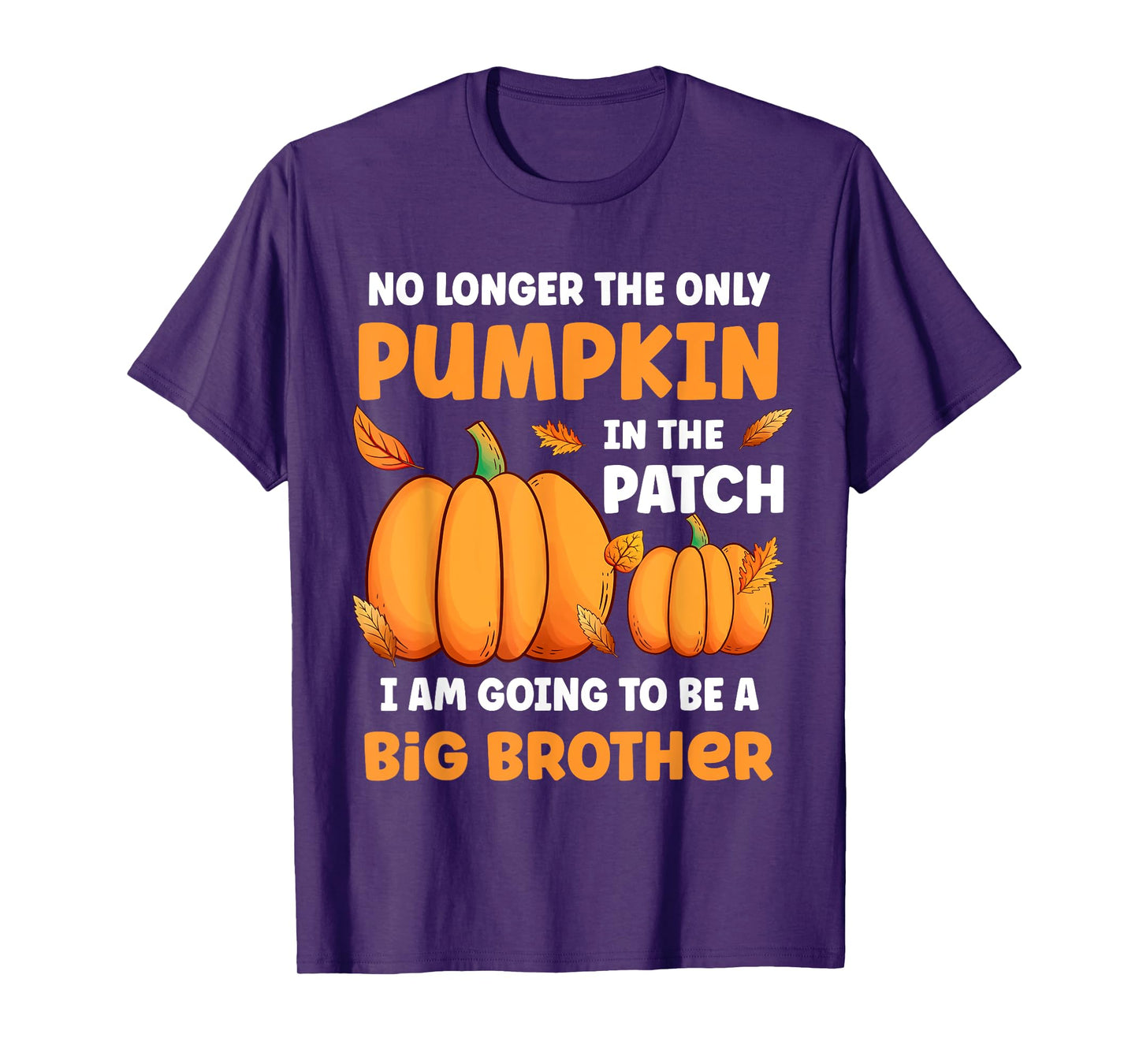 Thanksgiving Fall Big Brother Pumpkin In The Patch Baby T-Shirt