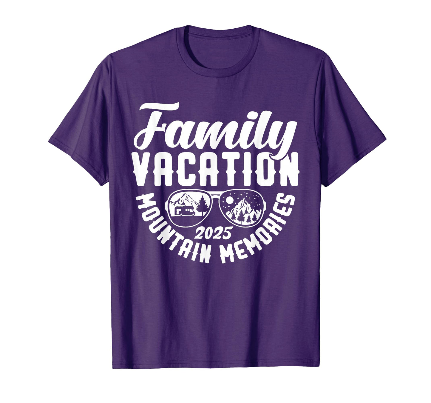 Family Vacation 2025 Mountain Memories Matching Family Group T-Shirt