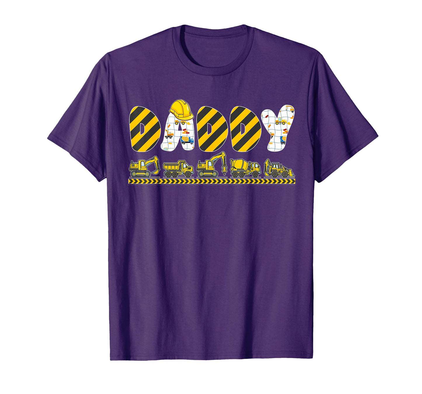 Mom Dad Construction Birthday Daddy Excavator Digger Tractor T-Shirt