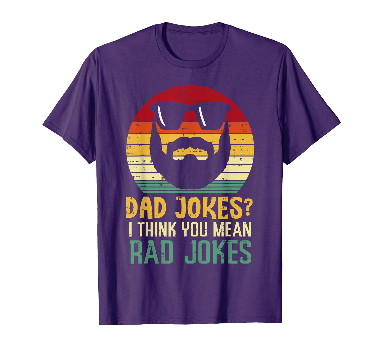 Dad Jokes I Think You Mean Rad Jokes Retro Fathers Day Men T-Shirt