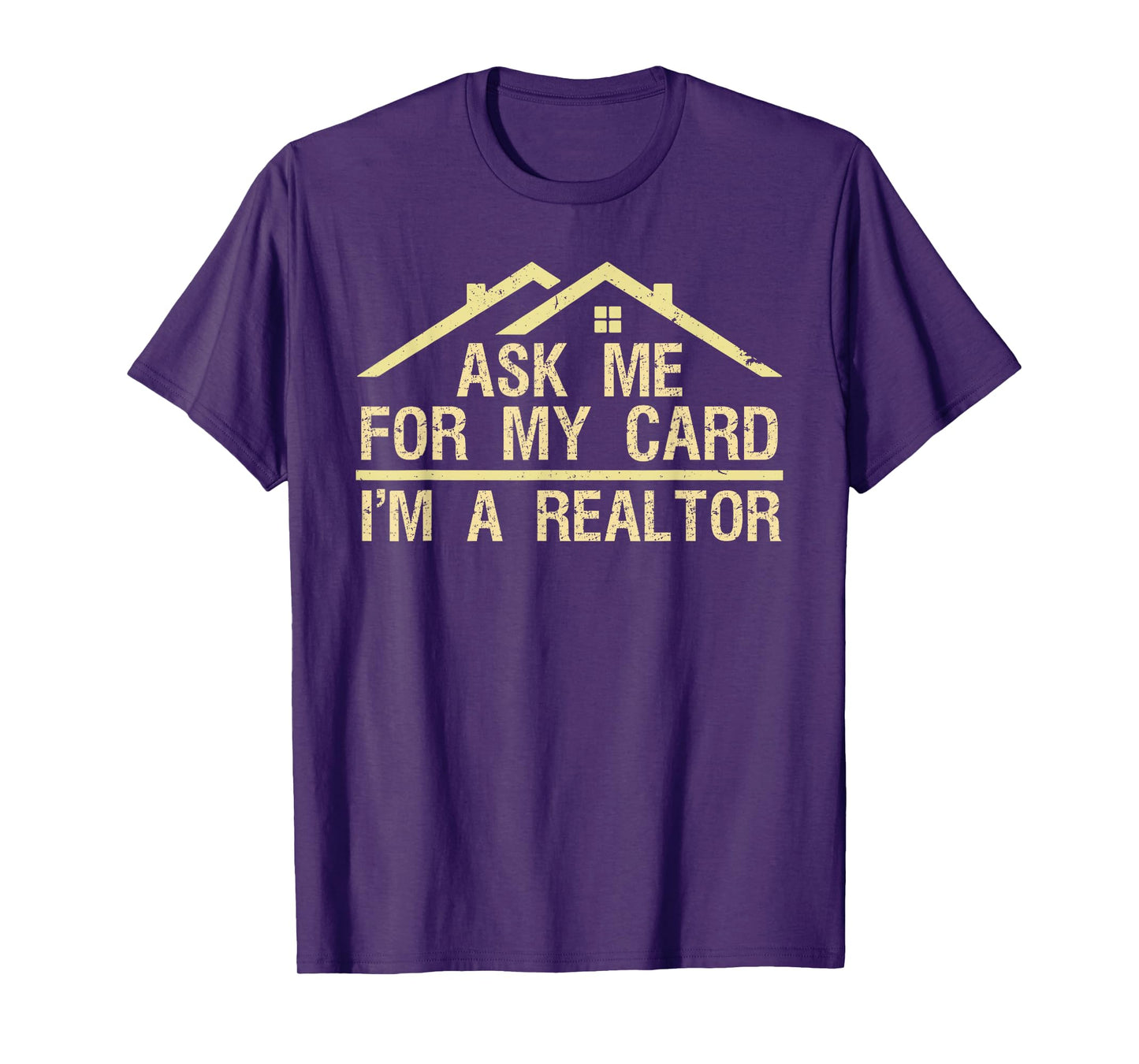 Funny Realtor Art Men Women Real Estate Agent Realtor Card T-Shirt