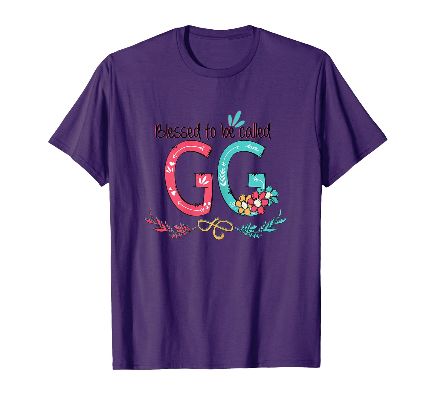 Blessed to be called GG Colorful gifts-Grandma tee T-Shirt