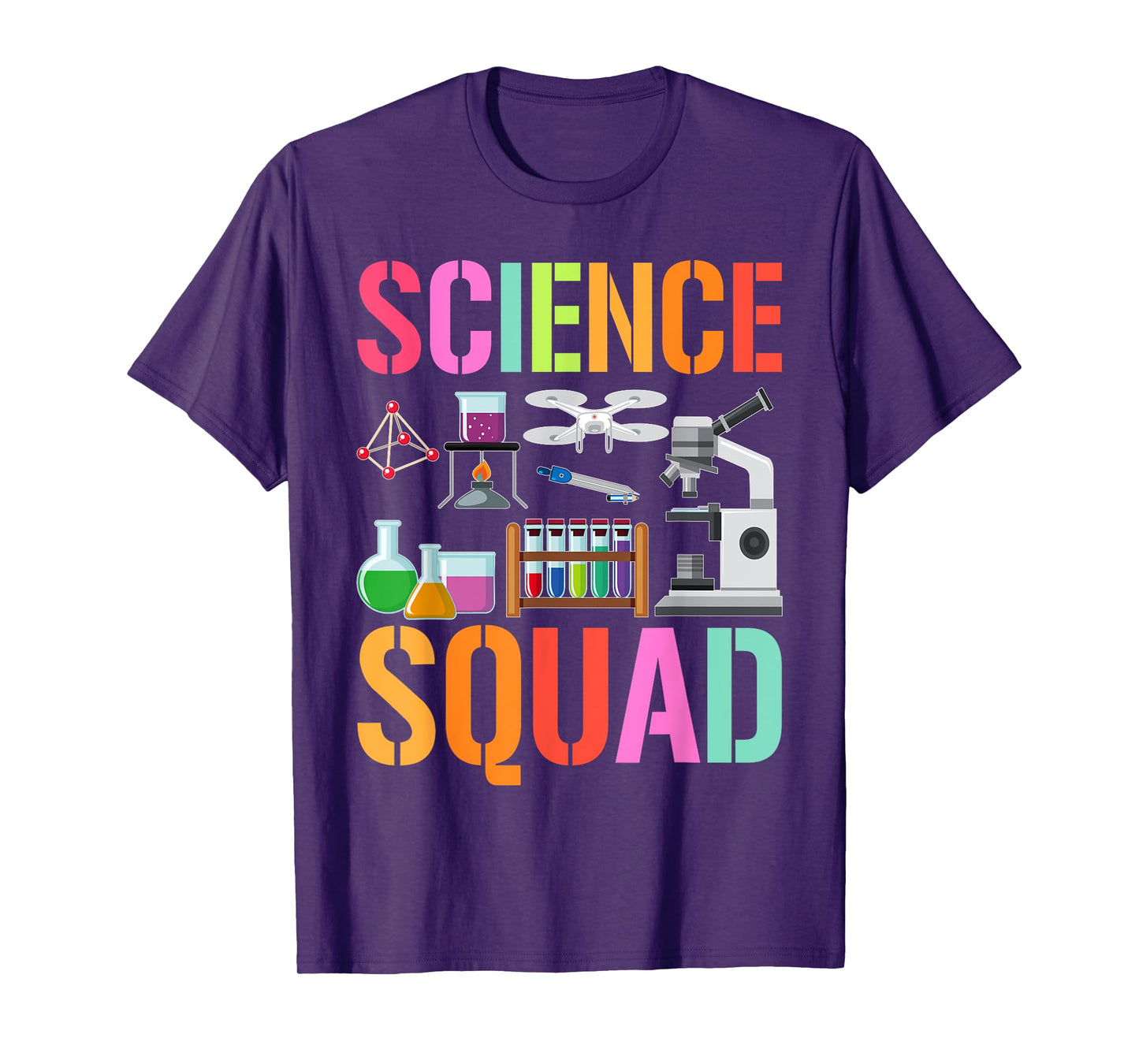 Vintage SCIENCE SQUAD Technology Teacher Team Student STEM T-Shirt