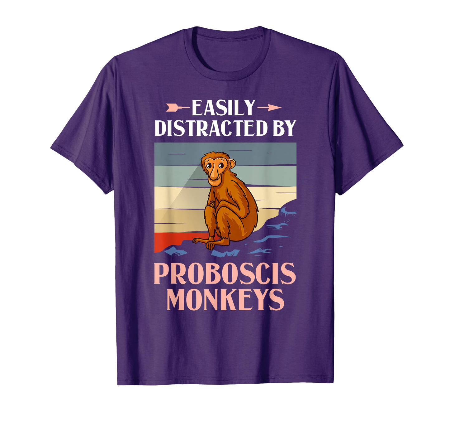 Proboscis Monkey Funny Long Nosed Monkeys T-Shirt