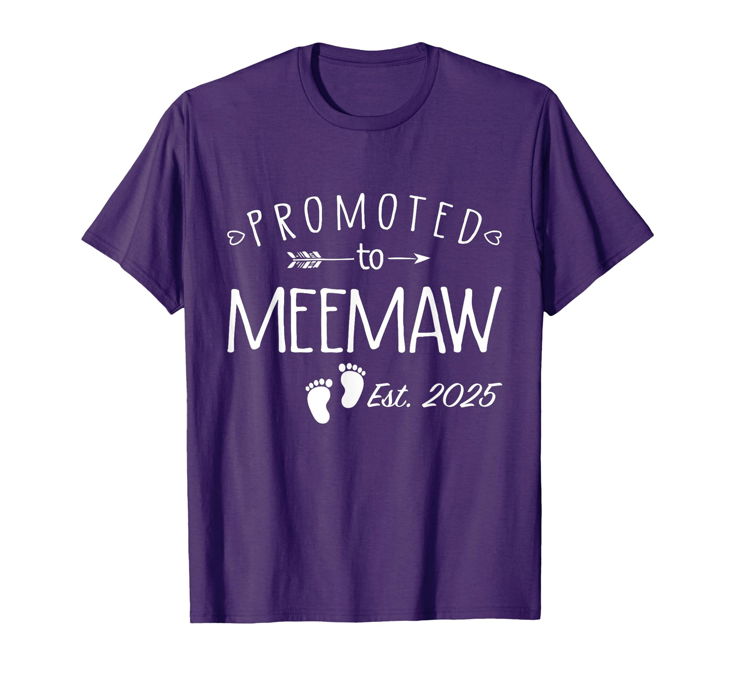 Promoted To Meemaw 2025 Soon To Be Meemaw T-Shirt