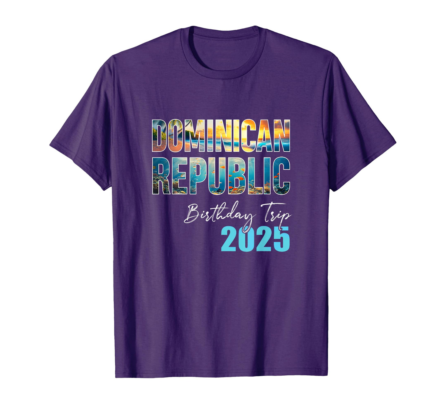 Dominican Republic Birthday Trip 2025 Vacation Party Crew T-Shirt
