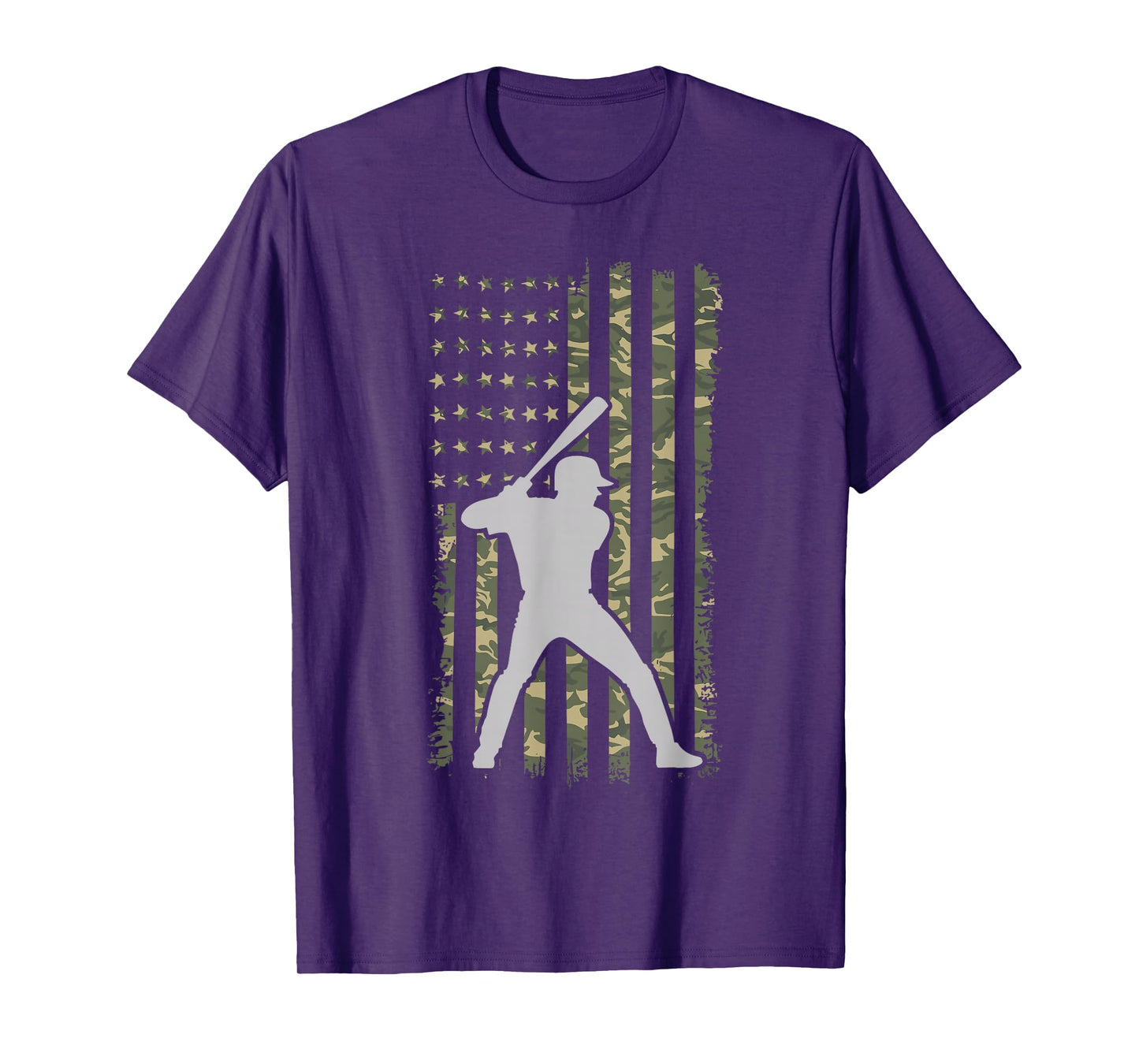 Baseball Player Gifts American Flag Baseball USA T-Shirt