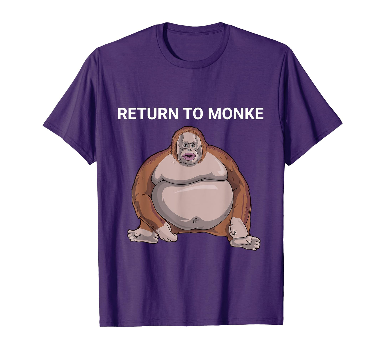 Reject Humanity Return To Monkey Uh Oh Stinky Funny Monke T-Shirt