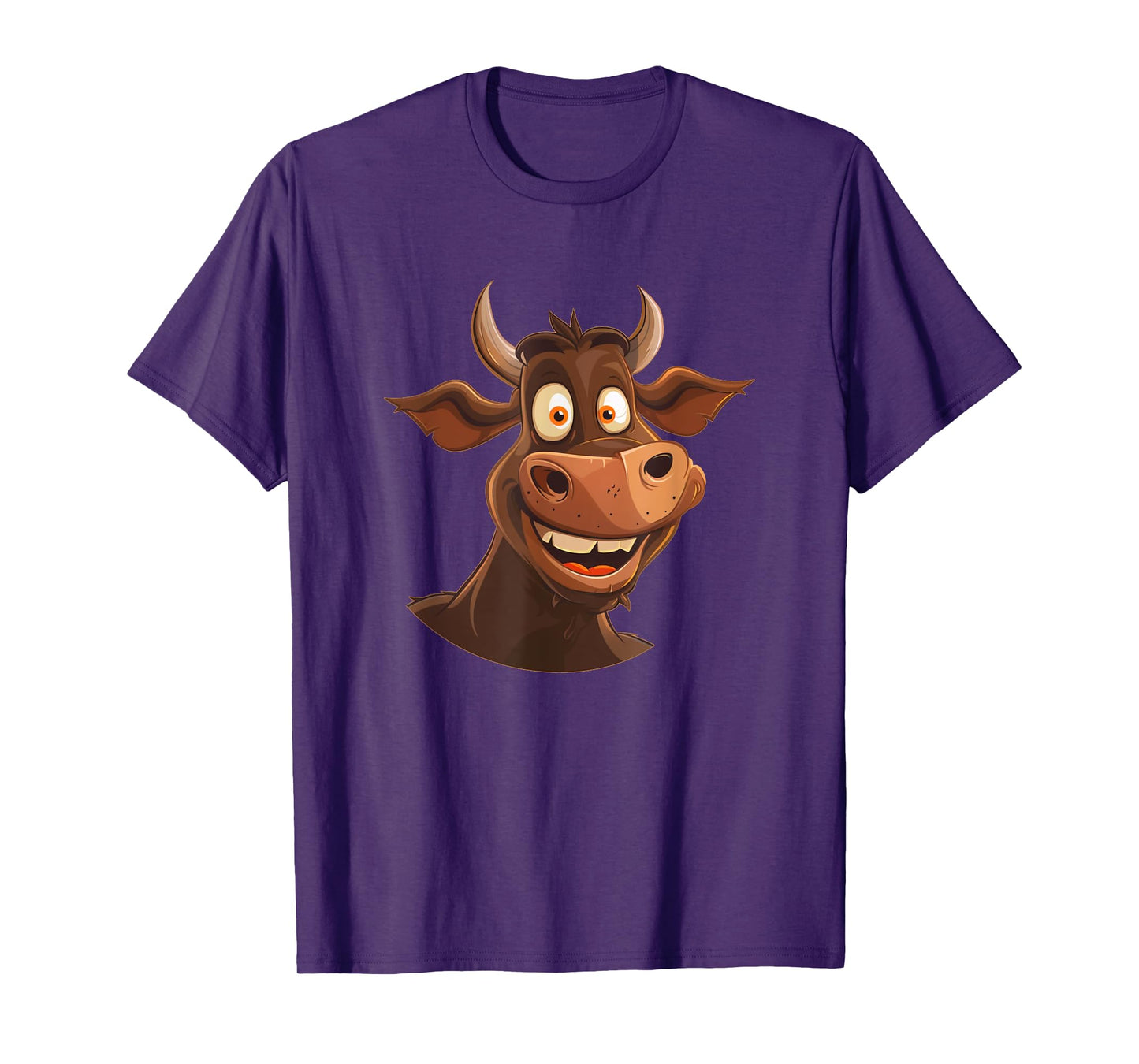 Bullock Costume for funny Faces Lovers and Cattle Fans T-Shirt